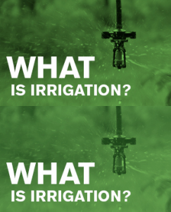 What is irrigation